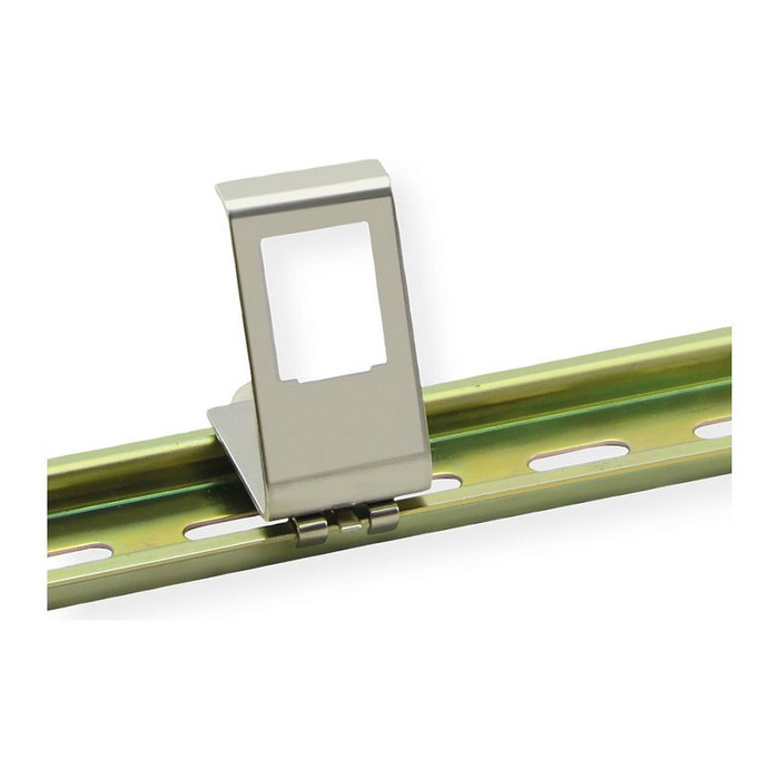 VALUE Adapter para Hutschienen Keystone 1 mm, Acero Inoxidable, 21.99.3008