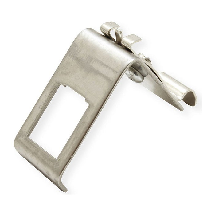 VALUE Adapter para Hutschienen Keystone 1 mm, Acero Inoxidable, 21.99.3008