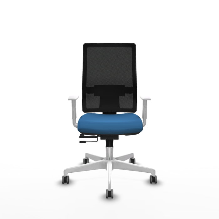 PIQUERAS Y CRESPO Silla de oficina Horna con mecanismo Sincro/Traslack Azul claro