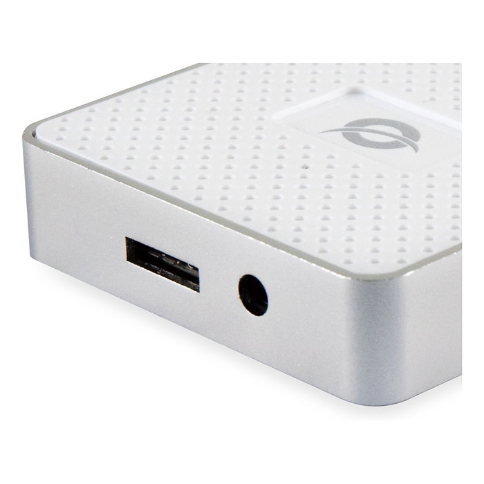 Conceptronic Hub USB 3.2 Gen 1 HUBBIES03W de 4 puertos, Blanco