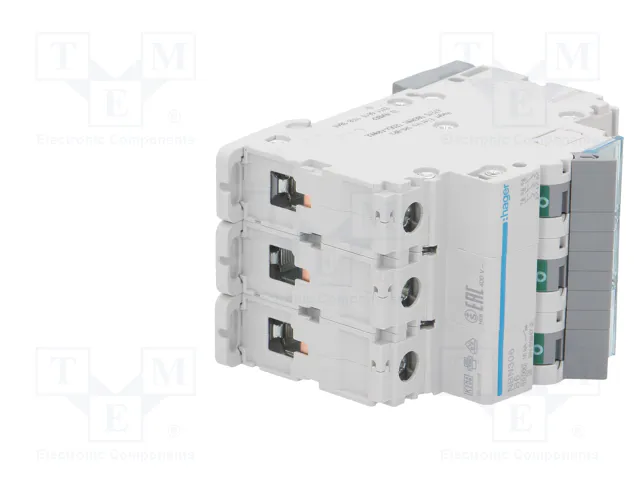 HAGER NBN306 Interruptor magnetotérmico 6A 3 polos 10kA