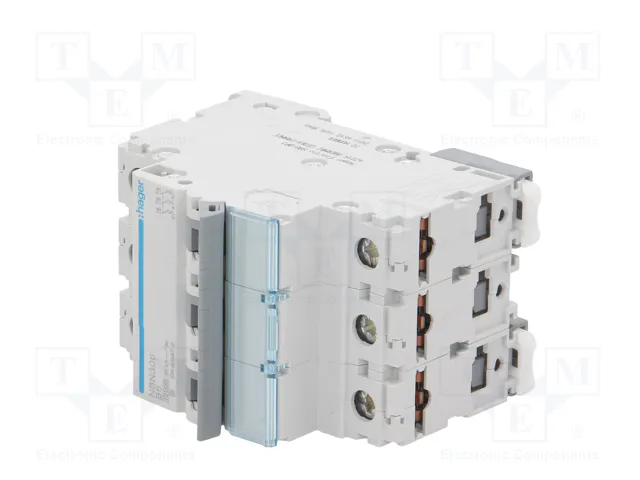 HAGER NBN306 Interruptor magnetotérmico 6A 3 polos 10kA