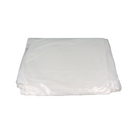 Capas Desechables de Polietileno 50 Unidades 110x130 cm Color Blanco