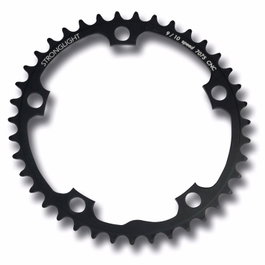 Stronglight Plato RZ Compact Negro 34 Dientes BCD 110mm Aluminio Delantero 9/10 Velocidades Carretera