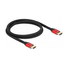 DeLOCK Cable HDMI Ultra High Speed 8K 60Hz 48Gbps Rojo 1m