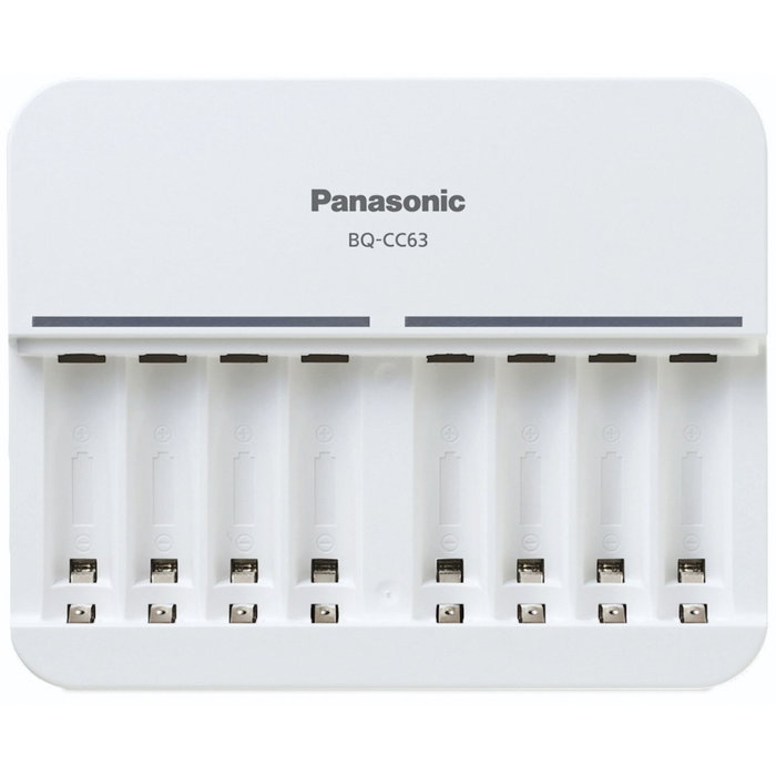 Panasonic Eneloop Smart 8 BQ-CC63 Cargador de Baterías Panasonic Eneloop Smart 8 BQ-CC63 Cargador de Baterías