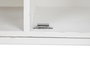 DKD Home Decor Mueble TV Moderno Blanco Dorado 120 x 40 x 60 cm