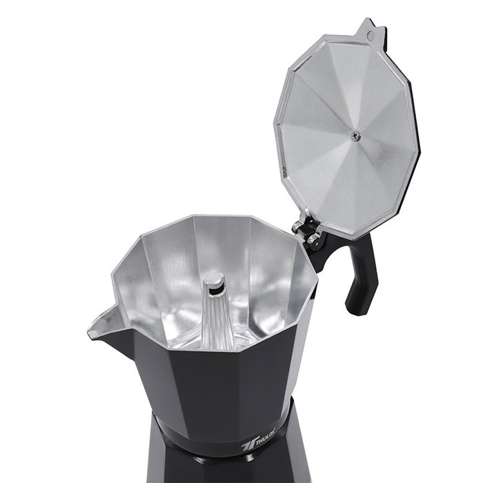 Thulos Bkci12T Cafetera Clásica de Inducción Negra, 12 Tazas - Para Cocinas de Inducción, Gas, Eléctrica, Halógena y Vitro Thulos Bkci12T Cafetera Clásica de Inducción Negra, 12 Tazas - Para Cocinas de Inducción, Gas, Eléctrica, Halógena y Vitro