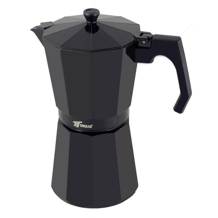 Thulos Bkci12T Cafetera Clásica de Inducción Negra, 12 Tazas - Para Cocinas de Inducción, Gas, Eléctrica, Halógena y Vitro Thulos Bkci12T Cafetera Clásica de Inducción Negra, 12 Tazas - Para Cocinas de Inducción, Gas, Eléctrica, Halógena y Vitro