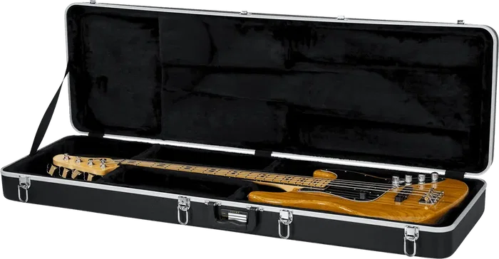 Gator Estuche Bajo Eléctrico Abs Deluxe Negro ABS Exterior Vellón Interior Dimensiones 1252,2 x 419,1 x 142,2 mm Peso 5,72 kg