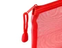 Liderpapel Bolsa zipper bag de poliéster transpirable multiusos tamaño Din A4 color rojo
