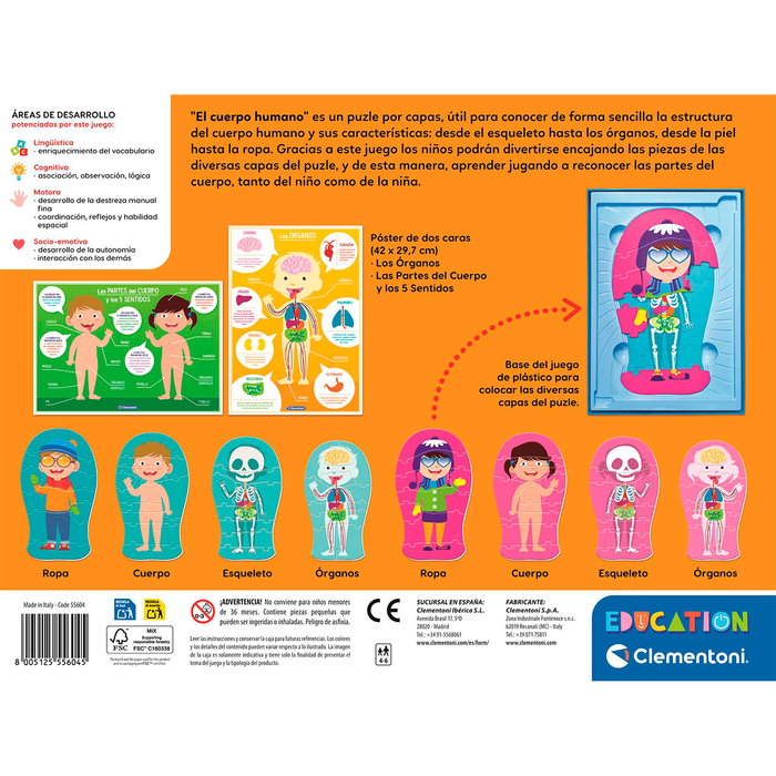 Clementoni El Cuerpo Humano
