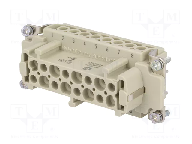 HARTING Han 16E-bu-s Plantilla de Contacto Hembra Han E®