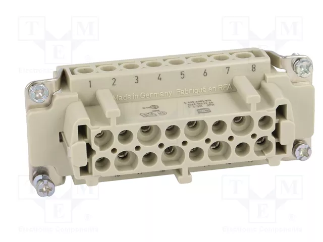 HARTING Han 16E-bu-s Plantilla de Contacto Hembra Han E®