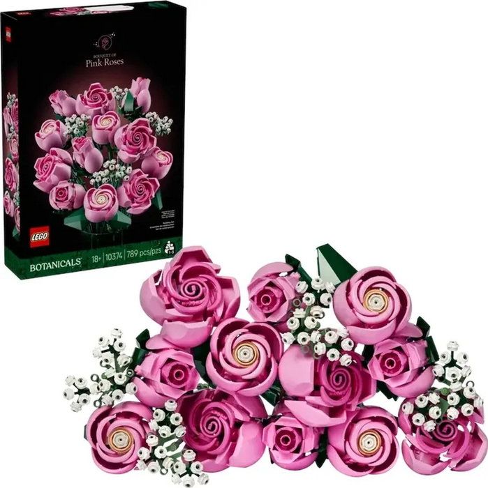 Lego Botanicals Ramo de Rosas Rosadas 10374
