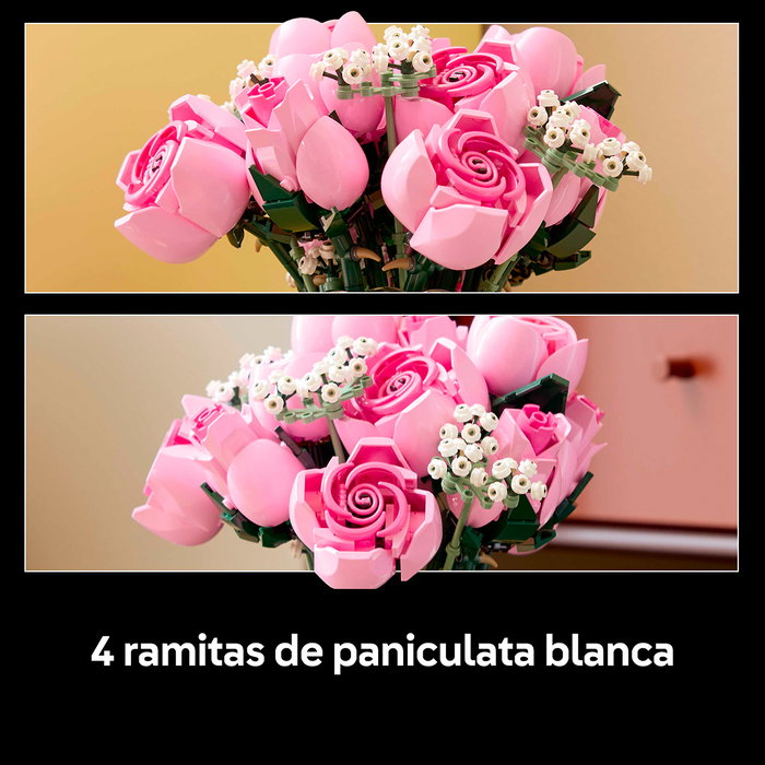Lego Botanicals Ramo de Rosas Rosadas 10374