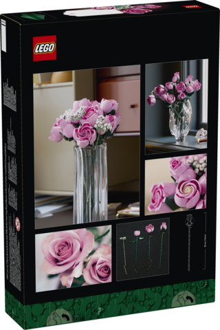 Lego Botanical Ramo de Rosas Rosadas 10374 789 Piezas