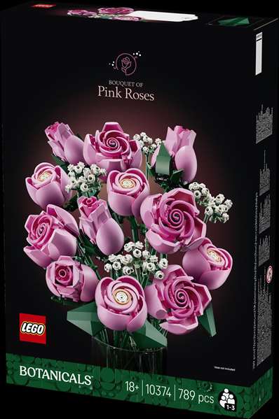 Lego Botanicals Ramo de Rosas Rosadas 10374