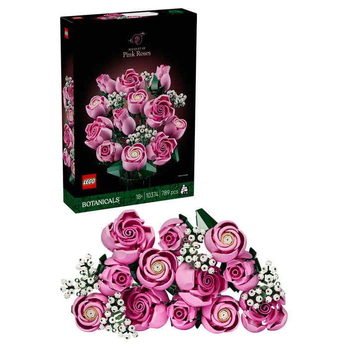 Lego Botanicals Ramo de Rosas Rosadas 10374