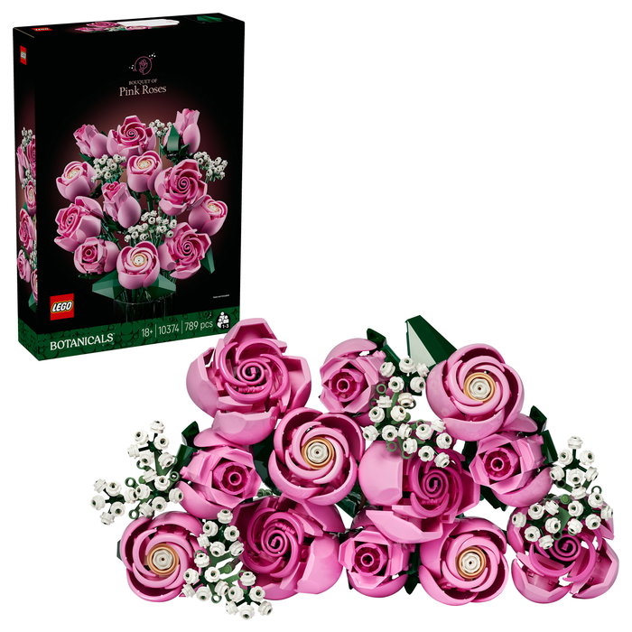 Lego Botanicals Ramo de Rosas Rosadas 10374