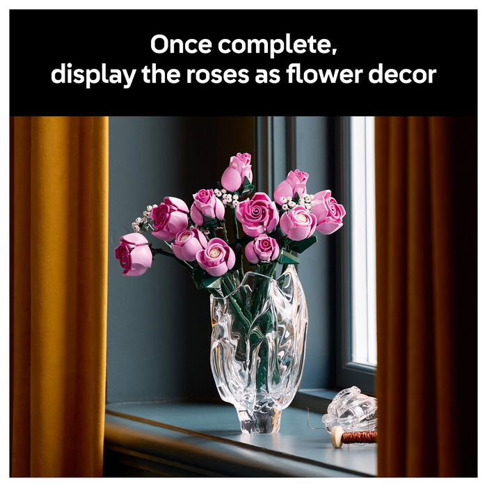 Lego Botanicals Ramo de Rosas Rosadas 10374