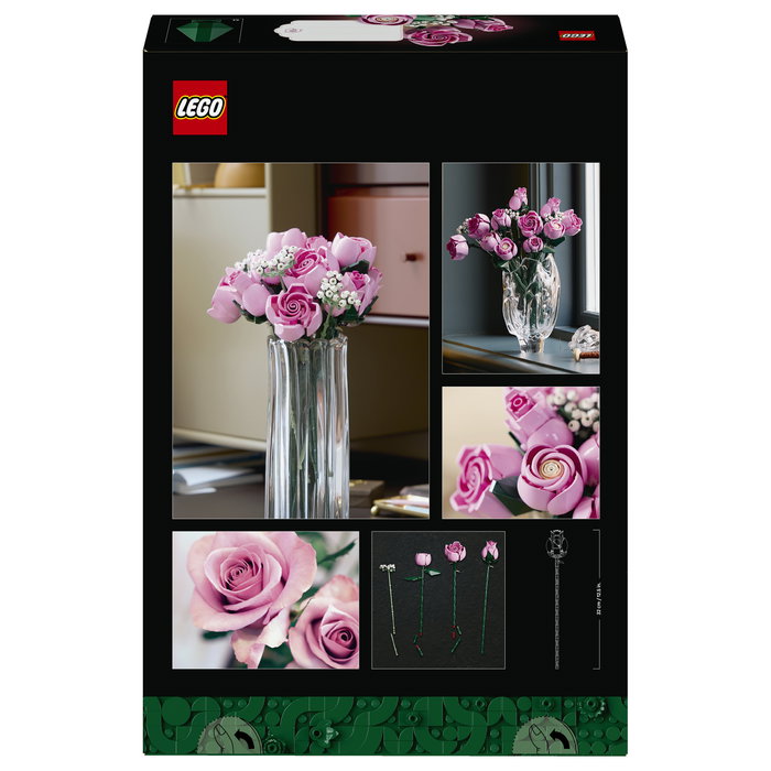 Lego Botanicals Ramo de Rosas Rosadas 10374
