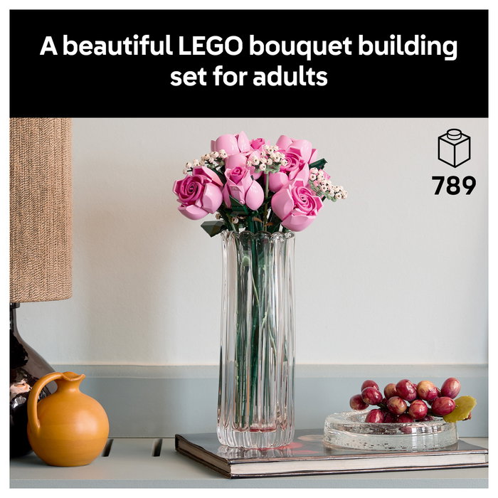 Lego Botanicals Ramo de Rosas Rosadas 10374