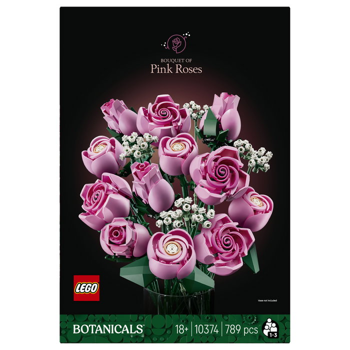 Lego Botanicals Ramo de Rosas Rosadas 10374