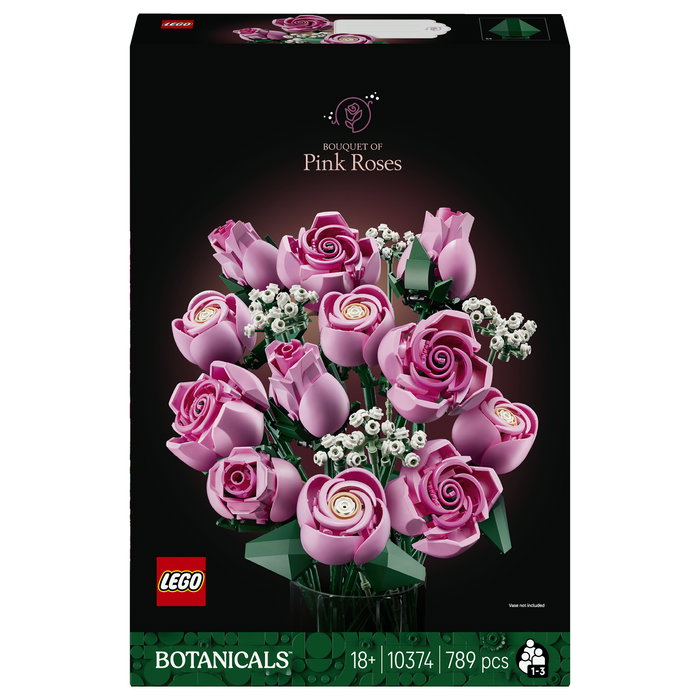 Lego Botanicals Ramo de Rosas Rosadas 10374