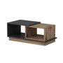 Hanah Home Consept Mesa de Centro Anthracite y Roble 90x45x36 cm Tablero de Partículas Recubierto de Melamina