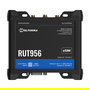 Teltonika RUT956 Router LTE con eSIM, WLAN, GNSS, 4 Puertos LAN, Industrial, para Carril DIN, Carcasa de Aluminio, Negro