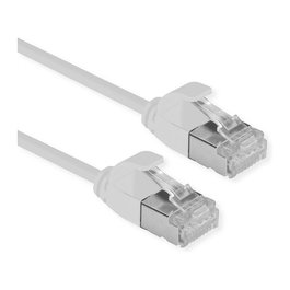 ROLINE Cable de Red Patch 21.15.3305, Cat6a U/FTP (STP) Blindado, 2m, RJ-45 a RJ-45, Gris, para Datacenter