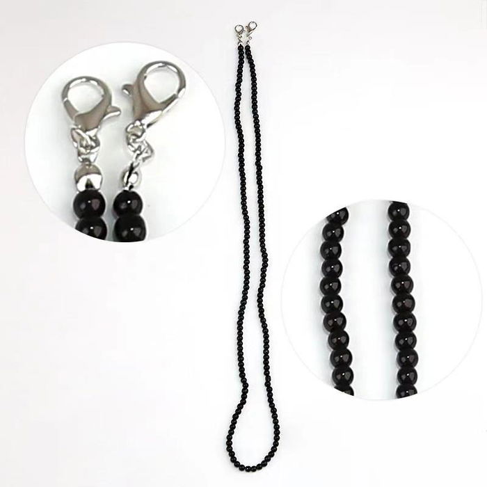 DKD Home Decor Cuelga Mascarilla Acrílico Rosa Palo Negro Verde 50 cm (12 Unidades)