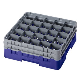 CAMBRO Cesta de lavado 25 comp. 2 alturas Azul marino