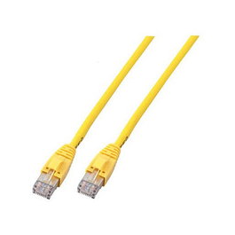 EFB Elektronik Patchkabel Cat.6 U/UTP LSZH CCA Amarillo 3m