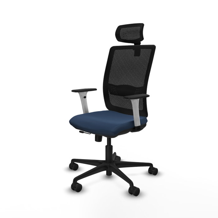 PIQUERAS Y CRESPO Silla de oficina Haches Azul marino y Negro PIQUERAS Y CRESPO Silla de oficina Haches Azul marino y Negro