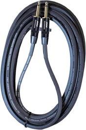 EBS Cable de Instrumento Regular Square 1/4" (6.35mm) Jack a Jack con Conectores WaveGrip Chapados en Oro 3.8m y 6.8m