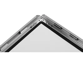 Durable Marco portaanuncios exterior A3 aluminio anodizado plata, resistente intemperie, 470x350x12 mm