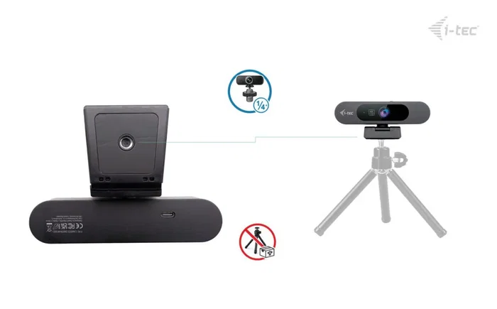 I-TEC SOLOMON PRO 900 Webcam 4K con Auto Framing