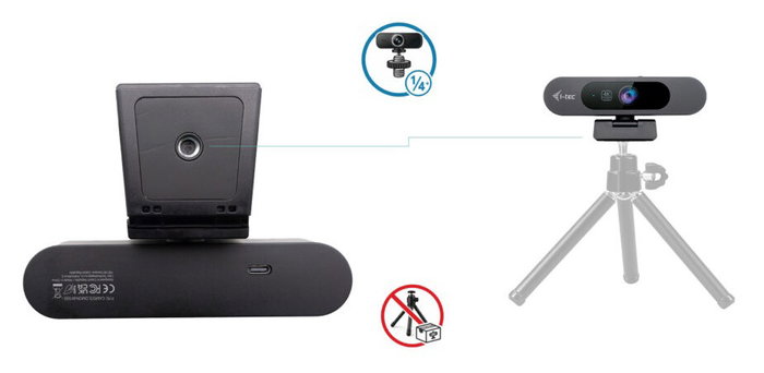 I-Tec SOLOMON PRO 900 4K Webcam AI Auto Framing