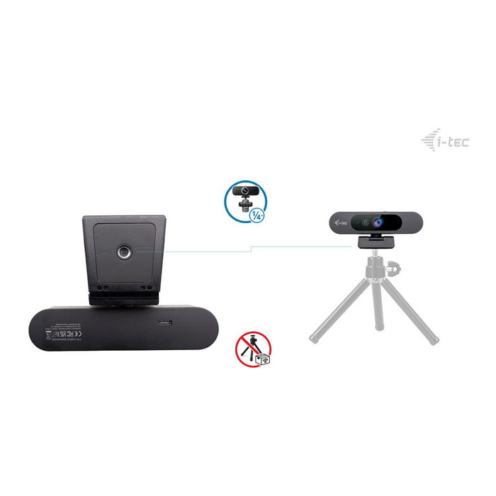 I-Tec SOLOMON PRO 900 4K Webcam AI Auto Framing