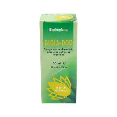 HERBOPLANET Esencia Amarilla Gioia-Dop 50ml - Tónico para Cansancio Físico y Mental, Bienestar y Ánimo HERBOPLANET Esencia Amarilla Gioia-Dop 50ml - Tónico para Cansancio Físico y Mental, Bienestar y Ánimo