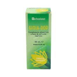 HERBOPLANET Esencia Amarilla Gioia-Dop 50ml - Tónico para Cansancio Físico y Mental, Bienestar y Ánimo