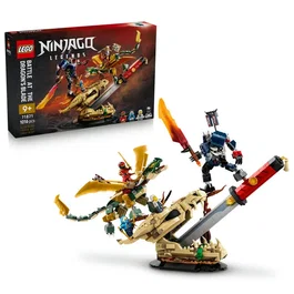 LEGO Ninjago 71871 Batalla de la Espada del Dragón - Juguete Ninja para niños y niñas de 9 años