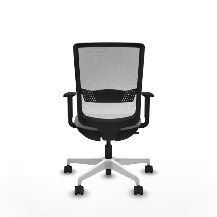 PIQUERAS Y CRESPO Silla de oficina Haches con mecanismo Sincro/Traslack Gris y Blanco PIQUERAS Y CRESPO Silla de oficina Haches con mecanismo Sincro/Traslack Gris y Blanco