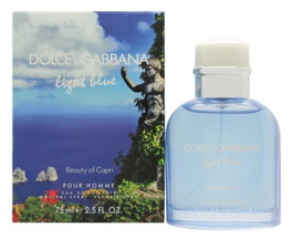 Dolce & Gabbana Light Blue Pour Homme Beauty of Capri Eau de Toilette 75ml Vaporizador