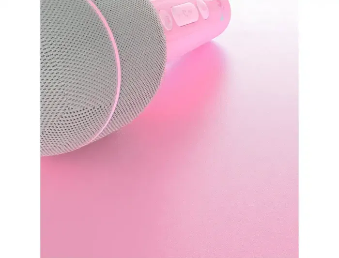 Wondee Micrófono Karaoke Mob Altavoz Marshmallow Portátil Inalámbrico con Efectos de Sonido y Bolsa de Algodón Reciclado