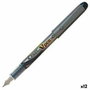 Pilot Pluma Desechable V Pen Silver Negro (Set de 12)