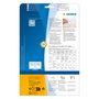 HERMA 4515 Etiquetas para Textil/Nombres A4 88,9x33,9mm Blanco