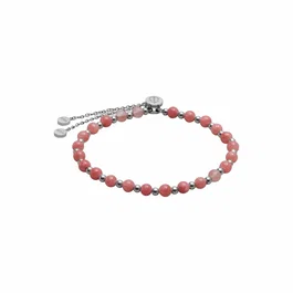 Tom Hope Pulsera TM0519 Rosa y Plata en Resina